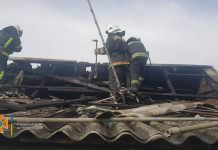 Спасатели Павлограда ликвидировали пожар в летней кухне по ул. Некрасова