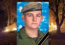 Богданівська громада прощається із загиблим Героєм: Еріком Рязанцевим